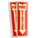 Emergency Safety Extinguisher Photoluminescent Fire Signs High Performance
