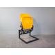 STUNITY Auto Tip-Up UV Resistant Gas Assisted Pp Plastic Beam Mounted Stadium Chair With Riser Mounted Brackets