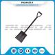 Square Nose Steel Spade Shovel 1.5-1.6kg , Long Handle Digging Spade Power Coated