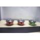 2020 hot sales 16/18/20/22 6pcs stainless steel  with color & flowers  &  cookware sets kitchenwares & 6pcs dish set