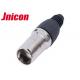 Circular Outdoor Rj45 Connector Male Waterproof IP44 IP65 For LED Screen