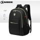 Design Black Large Zipper Backpack , Unisex Use Multi Zipper Backpack