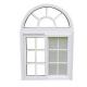 Small Arch PVC Sliding Window Double Glazed 3 Tracks Sliding Windows For House