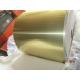 Golden Epoxy Coated Aluminium Fin Strip For Air Conditioner 0.115mm Different Width