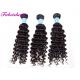 24 Inch Soft Virgin Brazilian Curly Hair Extensions Deep Wave 9A Grade