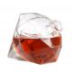 Liquor Clear Glass Diamond Shaped Bottle With Sophisticated Look
