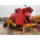 62KW Self Loading Concrete Mixer Machine , Mini Portable Concrete Mixer Pump