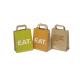 Glossy Lamination Paper Packaging Food Bags, Card Paper Shopping Bag With Custom Logo