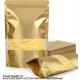 Smell Proof Bags Resealable Bags With Matte Window, Foil Pouch Stand Up Sealable Bags For Packaging