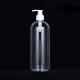 Transparent PET Clear Shampoo Pump Bottles 750ml 25oz Customization Logo
