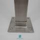 42.4mm x 40x40mm Shaped Square Post Stainless Steel 316 Metal Railing Square Posts 42.4mm