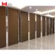 Leather Surface Modular Partition Wall 40db Soundproof Retractable Wall