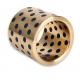 Graphite Plugged Brass Bushings , Inch Sizes Continuous Casting Machined Precision Parts