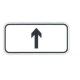 Low Cost Rectangular Shaped Sign Outdoor Direction Sign White and Black Traffic Plate On Sale