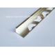 Anti Corrosion tile trim chrome square edge 12mm polished Bright Chrome Effect