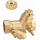 DN25 DN32 Magnetic Lockable Valve With Stemhead Round Patterned And Bottom