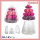 Disposable Plastic 10 Tier Macaron Tower For Cake