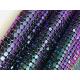 Soft Multi Color ODM Metallic Sequin Fabric For Garment Party Decoration