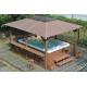 4.8 Meters Acrylic Swimming Pool Outdoor Swim Spa With 2 Seats Hot Tub
