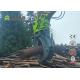 Heavy Duty Tough Hydraulic Log Grapple 36 Opening 30Gpm Flow Rate