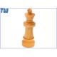 Maple Wood 16GB USB Flash Disk Smooth Finished Chess Winner King