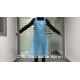 S&J Disposable kitchen HDPE/LDPE apron Customized disposable plastic aprons PE Apron Disposable Waterproof