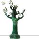 UVG 6ft tall fake cheap halloween tree with LED lights for party games background decoration