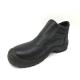 Easy Cleaning Leather Safety Shoes Highly Flexible Outsole Steel Toe Boot Caps