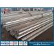 Standard Direct Burial Galvanized Steel Pole , Power Transmission Steel Tubular Pole