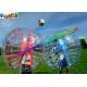 Colorful TPU Inflatable Bumper Ball , Zorb Bubble Soccer Ball For Humans