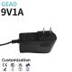 9V 1A Wall Mount Power Supply For Worldwide Sound Desk Lamp Laboratory Water Purifier
