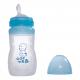4oz Organic cute Silicone Baby Bottle  with   No BPA  for Emulate breast feeding   
