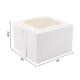 Kraft or White Bakery Paper Boxes with Window for Cake and Cookies