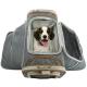 Self Lock Zipper Closure Dog Carrier Bag Airline Approved With Luggage Strap