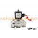 UNID Type 2S250-25 SUW-25 1 Stainless Steel Body NBR Diaphragm Normally Closed Solenoid Valve AC220V DC24V
