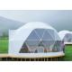 Polyester Fabric Geodesic Dome Tent UV Resistant Dome Camping Tents For