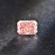 10 Mohs Carbon Lab Grown Pink Diamond Engagement Ring IGI Certified