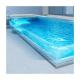 Cutting Service Aupool Transparent Glass Sided Villa Swimming Pool for Hotel Backyard