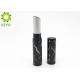 Black Plastic Lipstick Tubes For Cosmetic Packaging , Empty Lipstick Containers