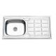 2022 Hot sale new design 100*50CM polish stainless steel kitchen sink