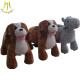 Hansel battery operated plush dog electric scooter ride on toy for kids