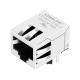 Halo HFJ11-E2450ERL1 Compatible LINK-PP LPJ4011CNLV RJ45 Connector with 10/100 Base-T Integrated Magnetics Tab Down Without Leds