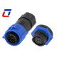 XLR 60V Multi Pin Connectors Waterproof 12 Pin Male To Female Connectors