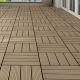 Safety Wood Deck Tiles Anti Slip Outdoor Composite Wood Planks