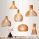 Modern hand made retro wooden pendant lights Japan style Tea Room Secto Octo 4241 Pendant lamp Droplight(WH-WP-41)