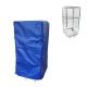 210D Blue Coated PE Polyester Roll Cage Cover Weather Proof PVC Material