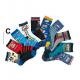 Knitted terry cotton socks in fancy japan cartoon design for boys
