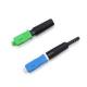 SC UPC/APC SM Fast Connector Blue For FTTH Fiber To The Home