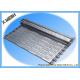 Perforated Metal Wire Mesh Flat Top SS Mobile Conveyor System For Food Processing Oven