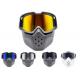 Full Face Construction Safety Glasses , Prescription PPE Glasses ABS Raw Frame